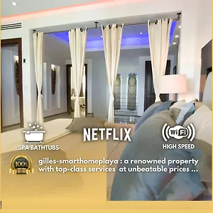 Luxury Duplex -4 Pers- 2mn Beach&5th Av, Pool, Gym Apartment